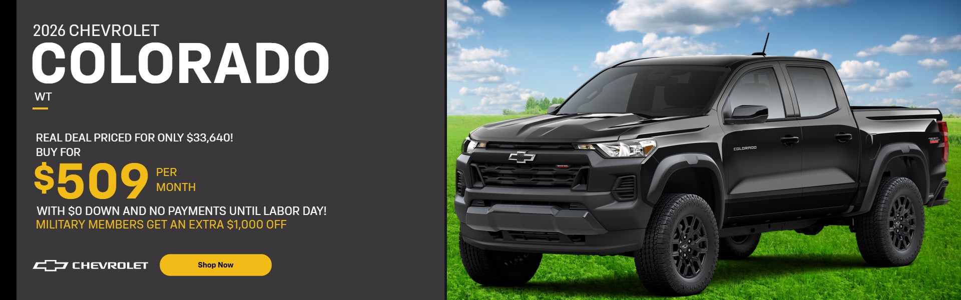 2026 Chevrolet Colorado Custom Edition Work Truck